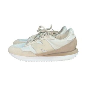 New Balance 237 Sneakers Women Size 11 Cream Tan WS237PG Retro Lifestyle
